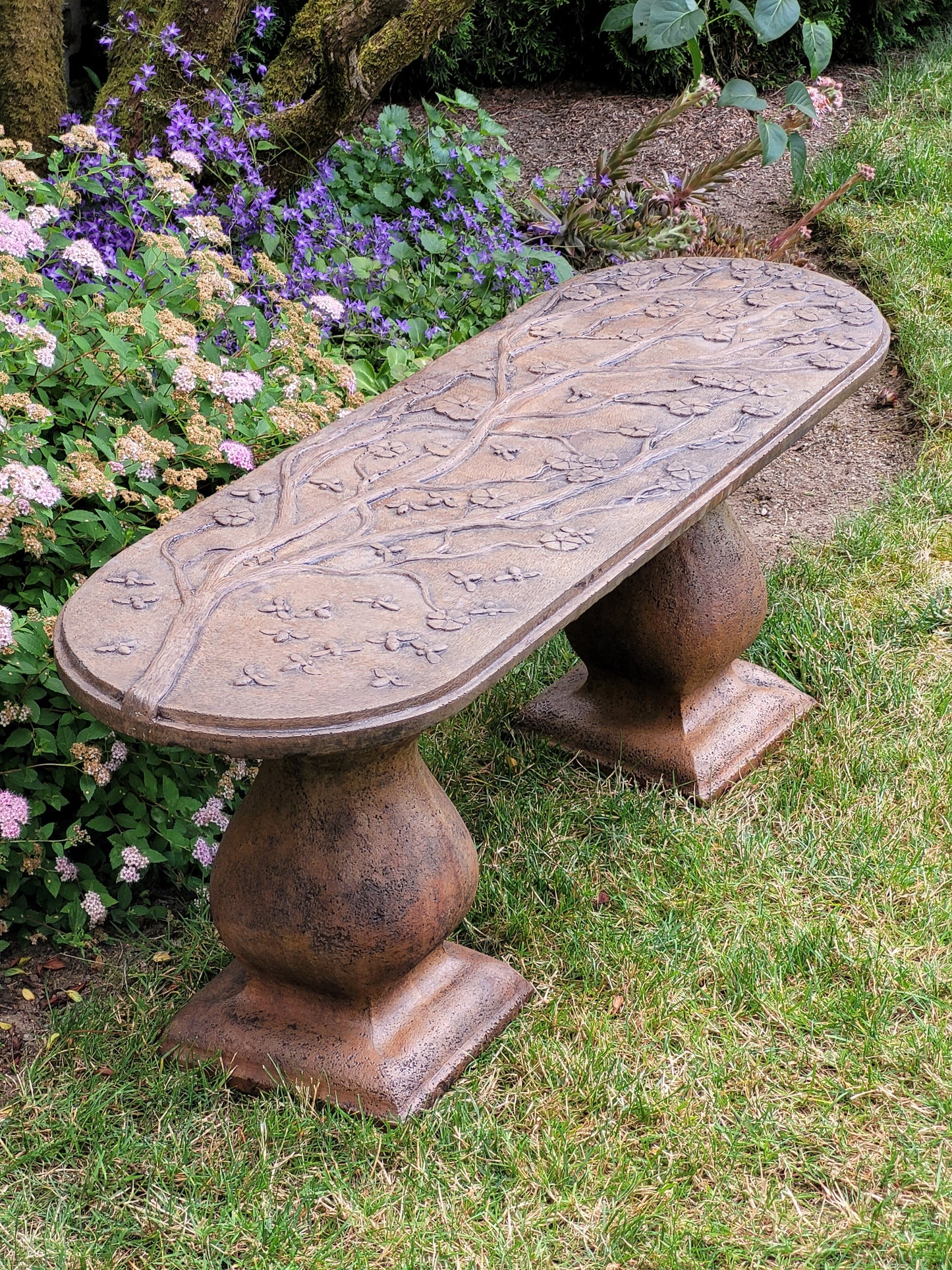 Cherry Blossom Bench - Straight