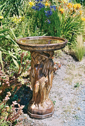 Three Graces Birdbath