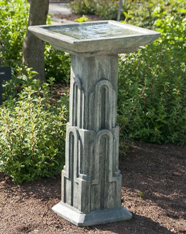 Art Deco Birdbath - Medium