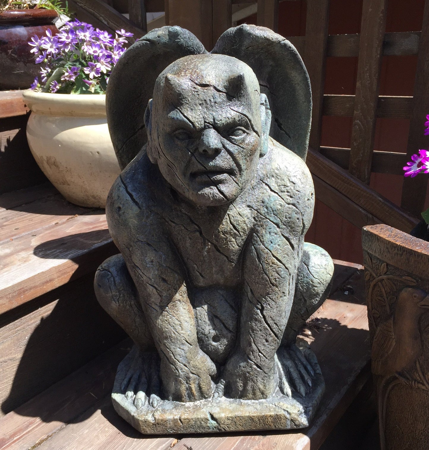Brutus Gargoyle in Western Slate