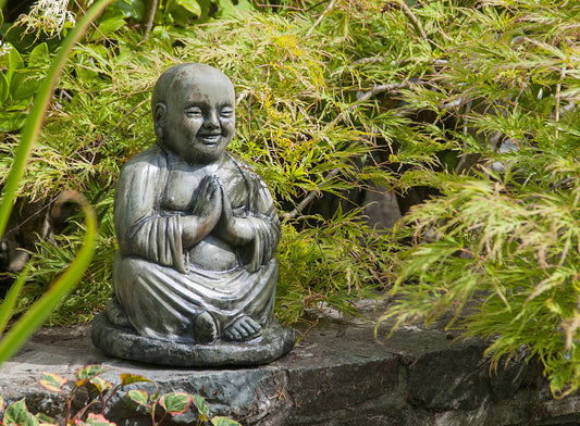 Yoga Buddha - Namaste in Western Slate Finish