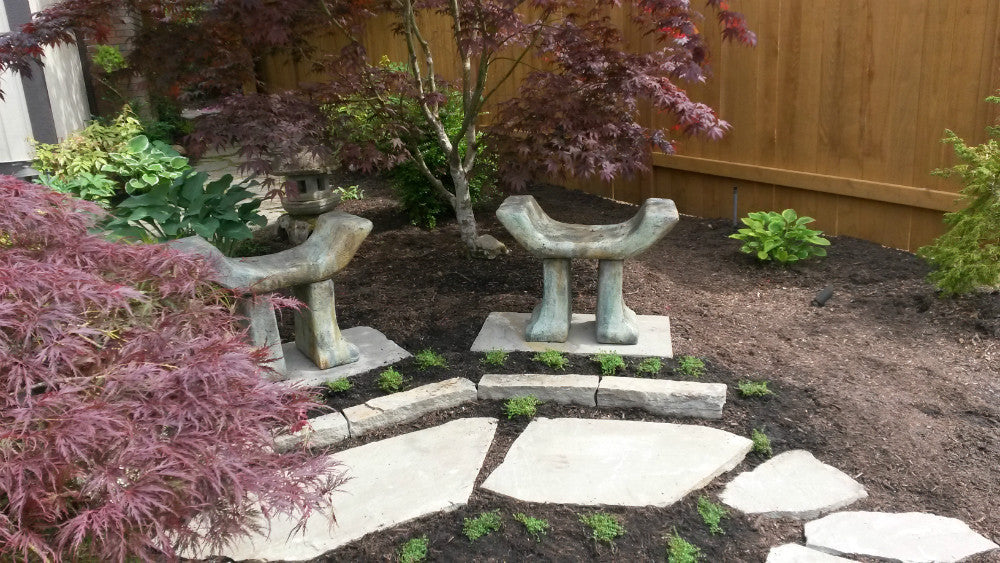 Buddhist Temple Seats in Western Slate