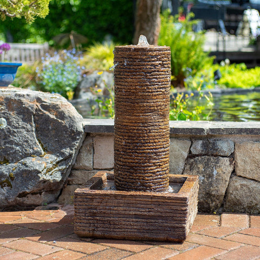 Drystack Patio Fountain - Round