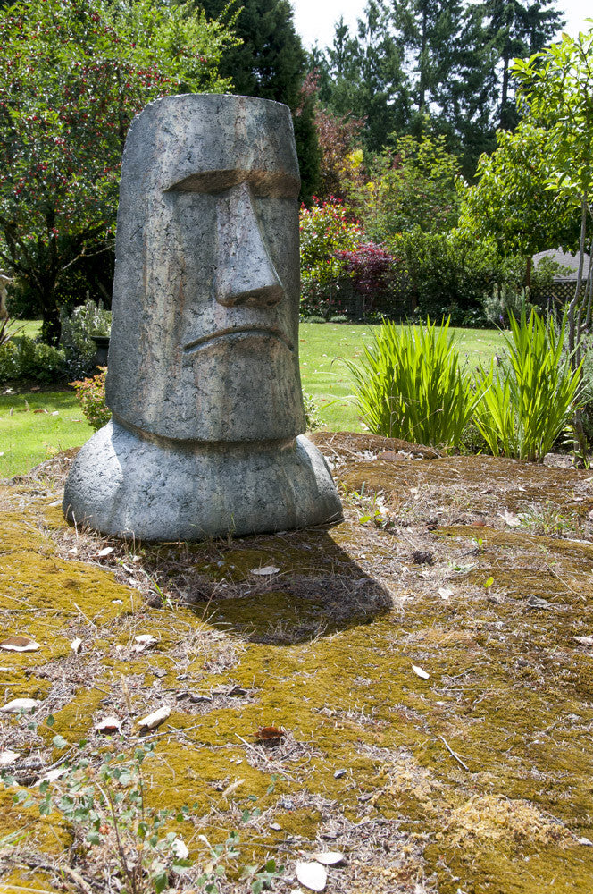 Giant Rapa Nui in Western Slate