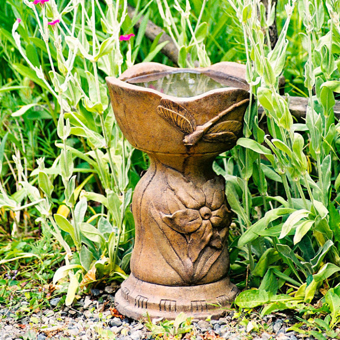 Gallé Birdbath