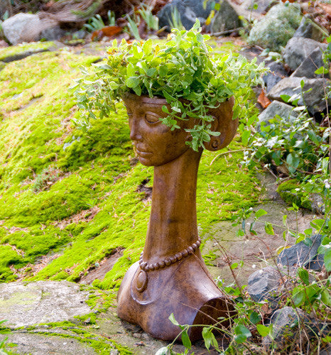 Hortus Reginae Planter in Ancient Stone Finish