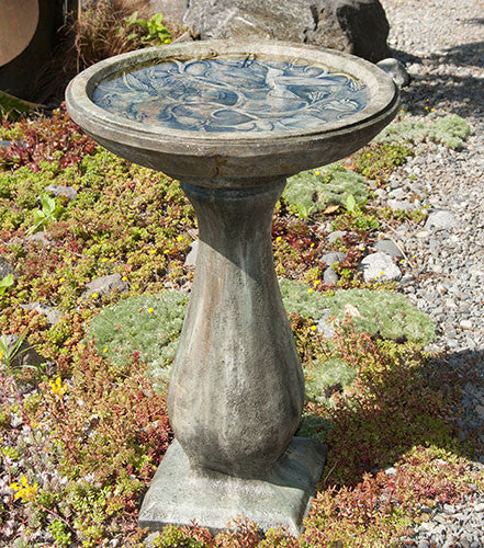 Hummingbird Birdbath - Tall