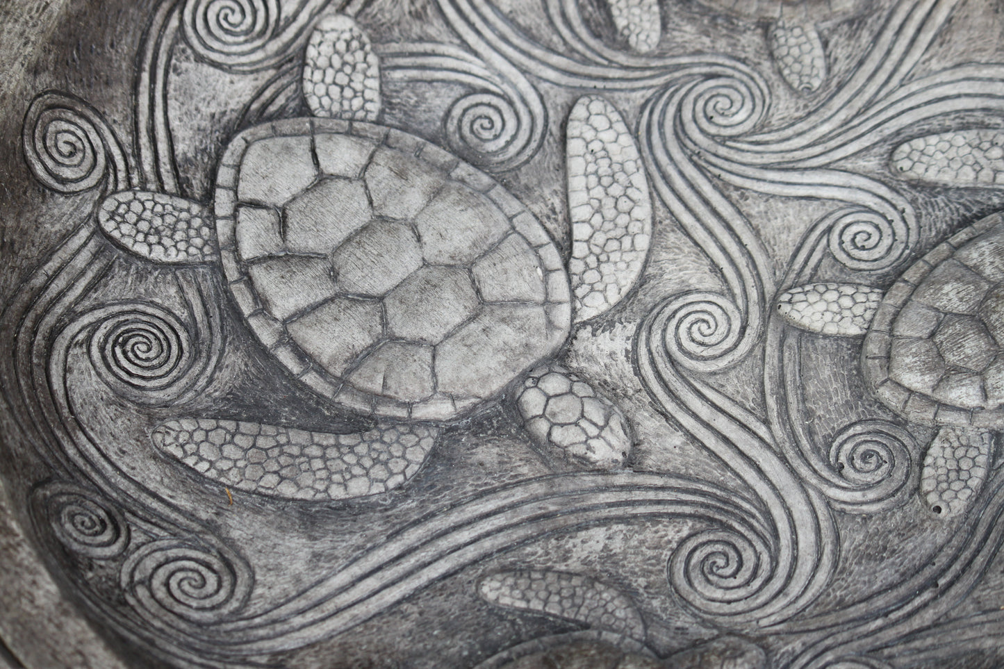 Turtle Birdbath - Tall