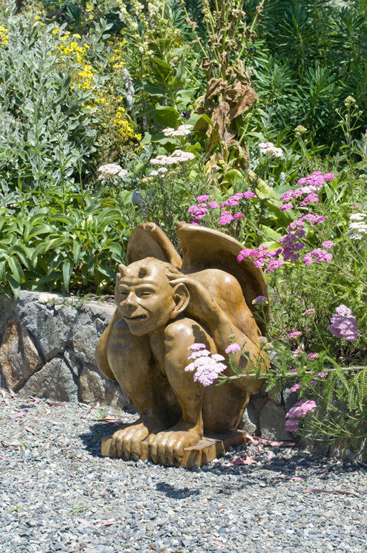 Giant Giddian Gargoyle in Ancient Stone Finish