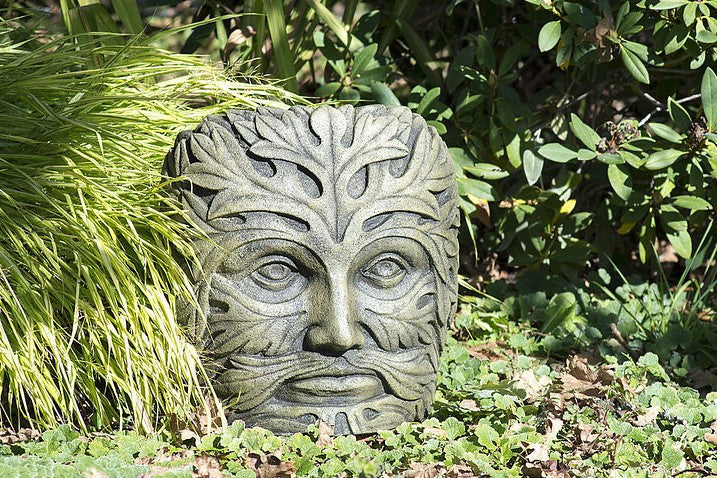 Medium Greenman Face in York Stone