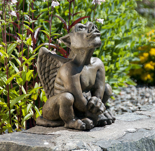 Mikan Gargoyle in Ancient Stone Finish