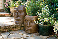 Medium Portrait of Mother Nature Shown in Ancient Stone (right)