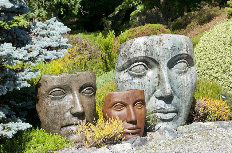 Medium Portrait of Mother Nature Shown in Ancient Stone (middle)