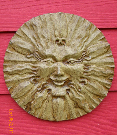Small Sol the Sun in Ancient Stone Finish