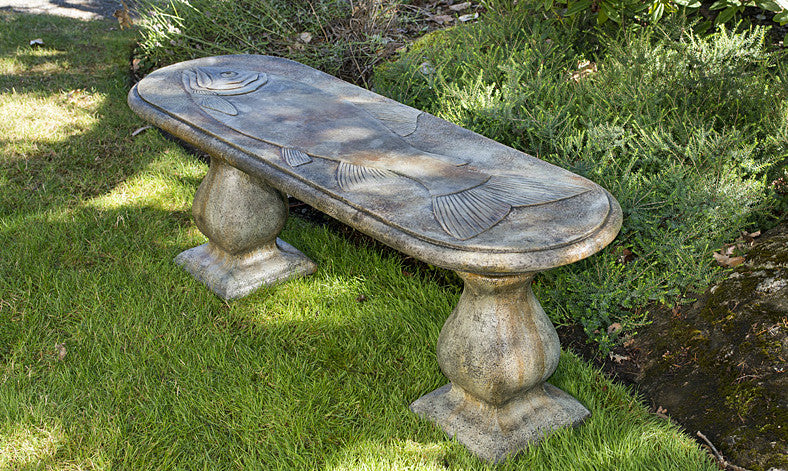 Trophy Fish Bench - Straight in Western Slate