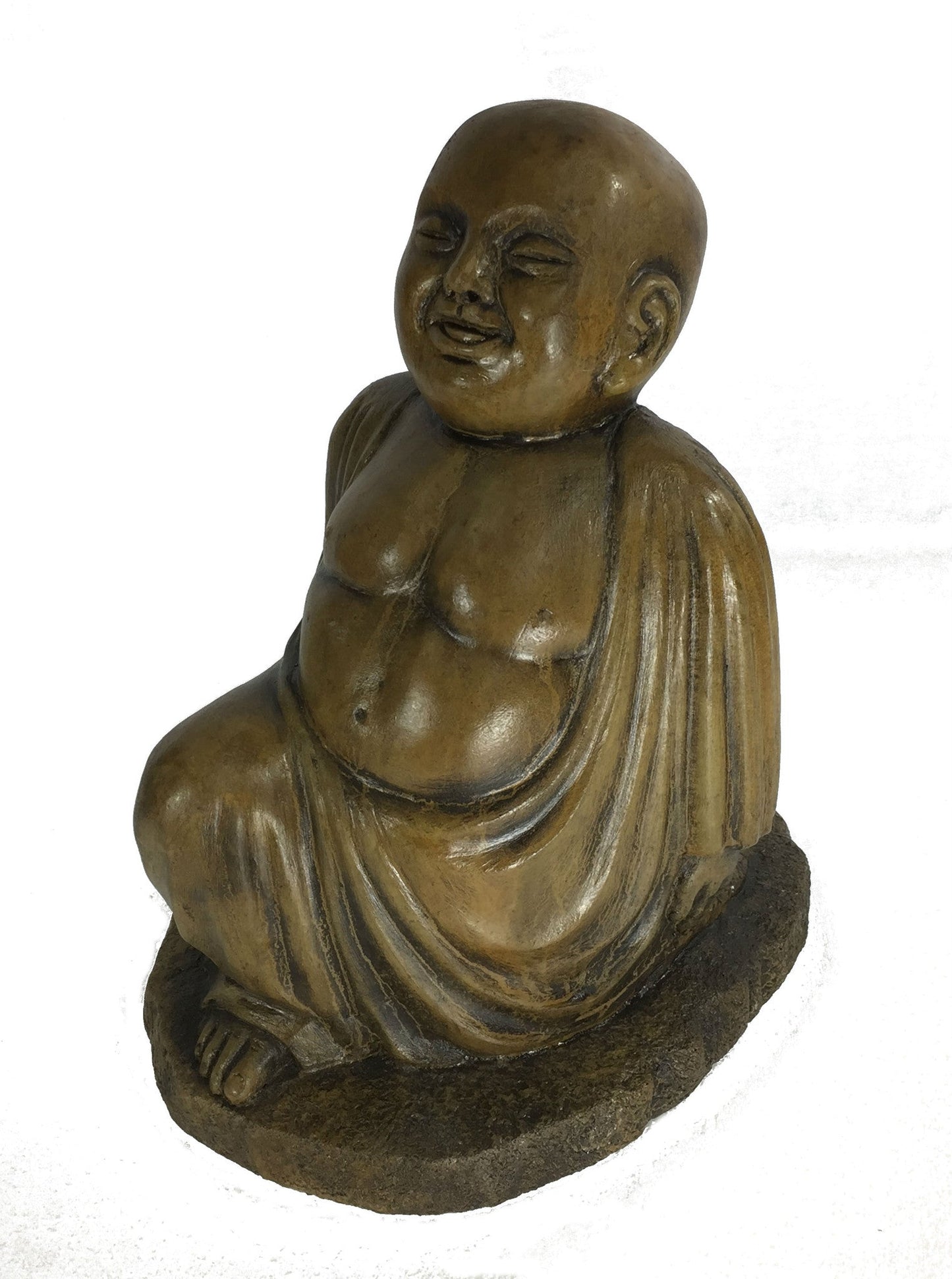 Yoga Buddha - Lunge Position in Ancient Stone