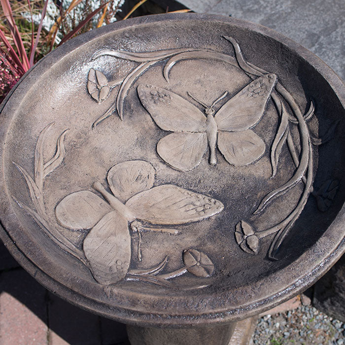 Butterfly Birdbath - Tall