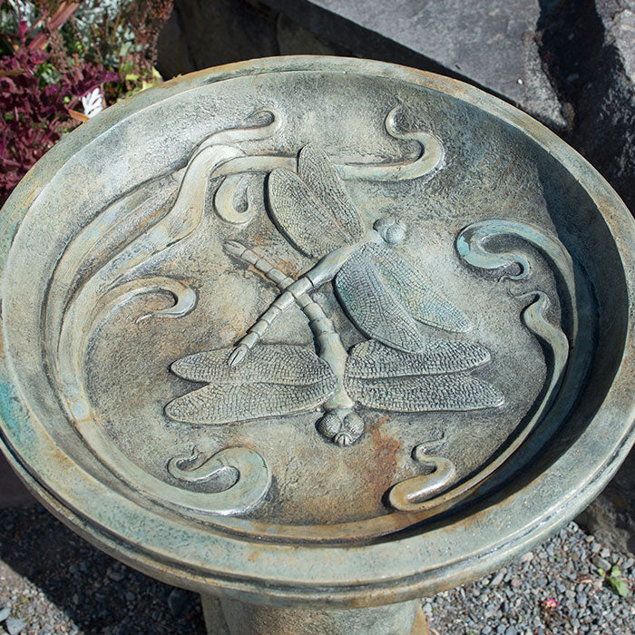 Dragonfly Birdbath