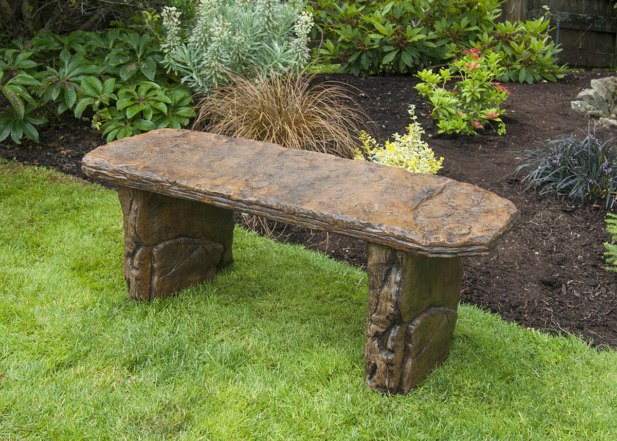 Fossil Bench - Straight in Ancient Stone