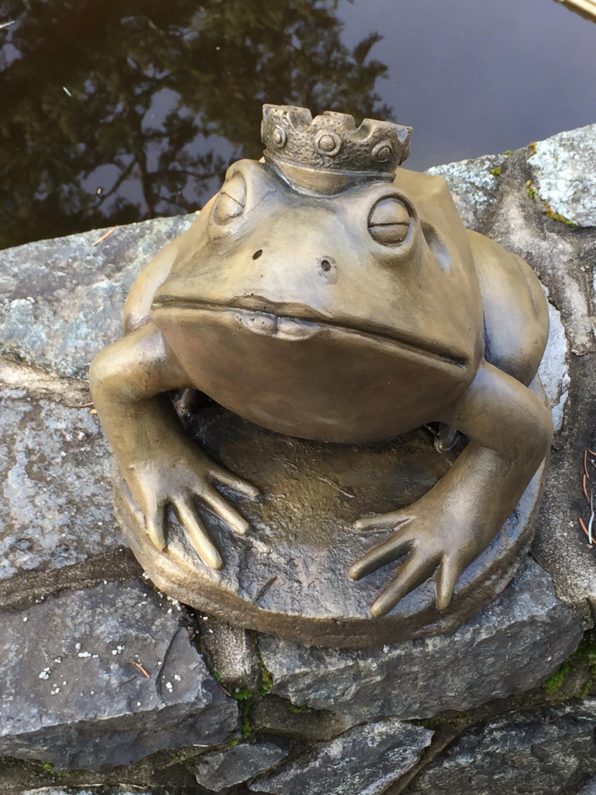 Frog Prince in York Stone
