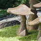 Garden Mushroom 21" in Ancient Stone