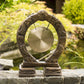 Buddhist Gong in Ancient Stone Finish