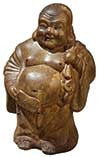 Medium Buddha in Ancient Stone Finish