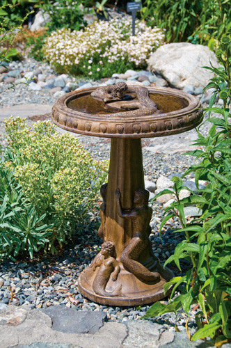 Mer Family Birdbath