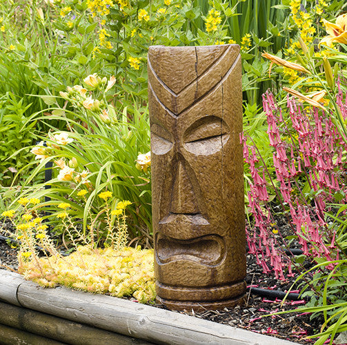 Polynesian Tiki Mask - Large in Ancient Stone