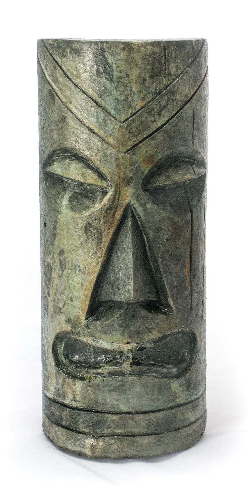 Polynesian Tiki Mask - Small in Western Slate Finish
