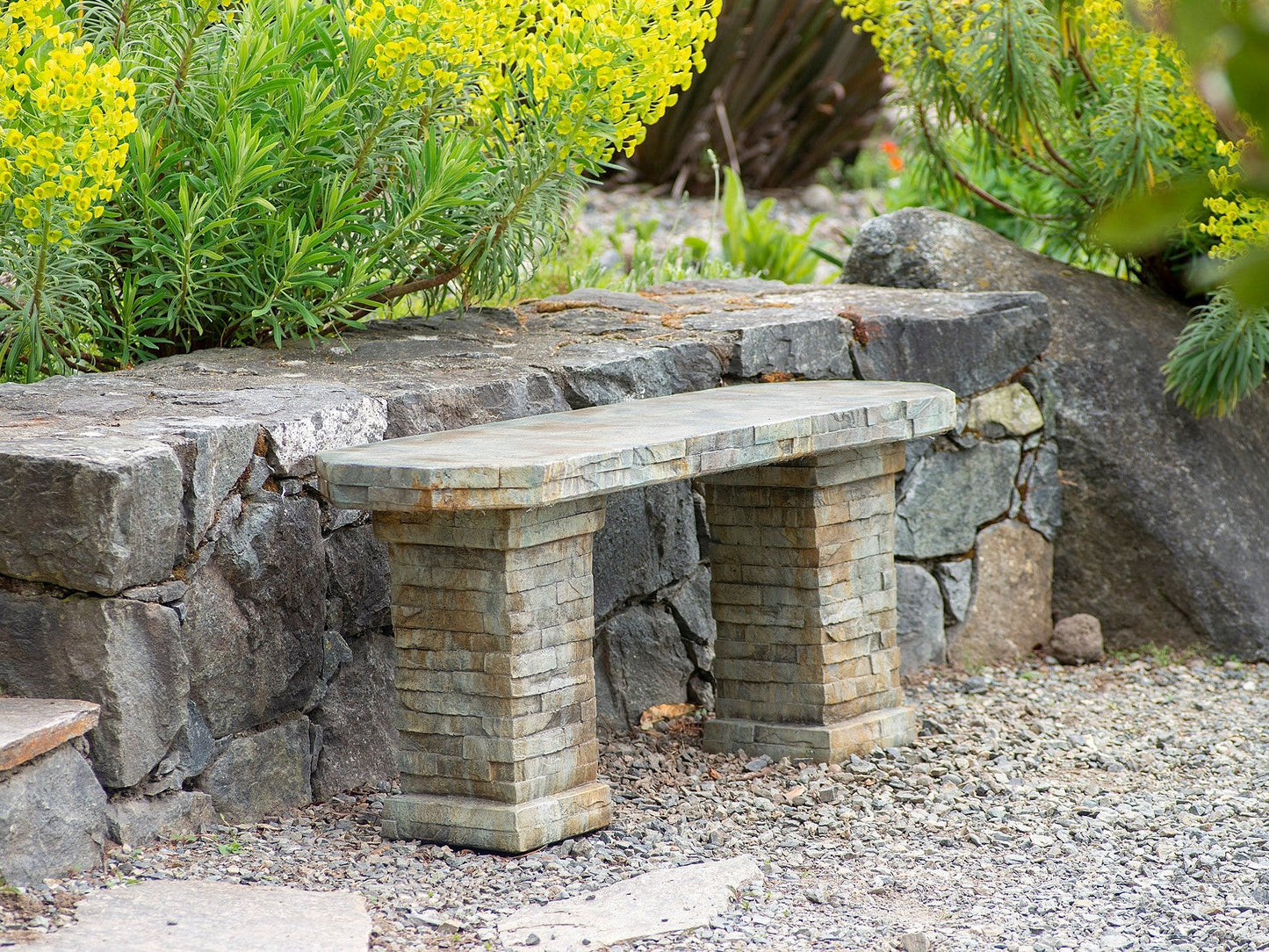 Stacked Stone Classic Bench