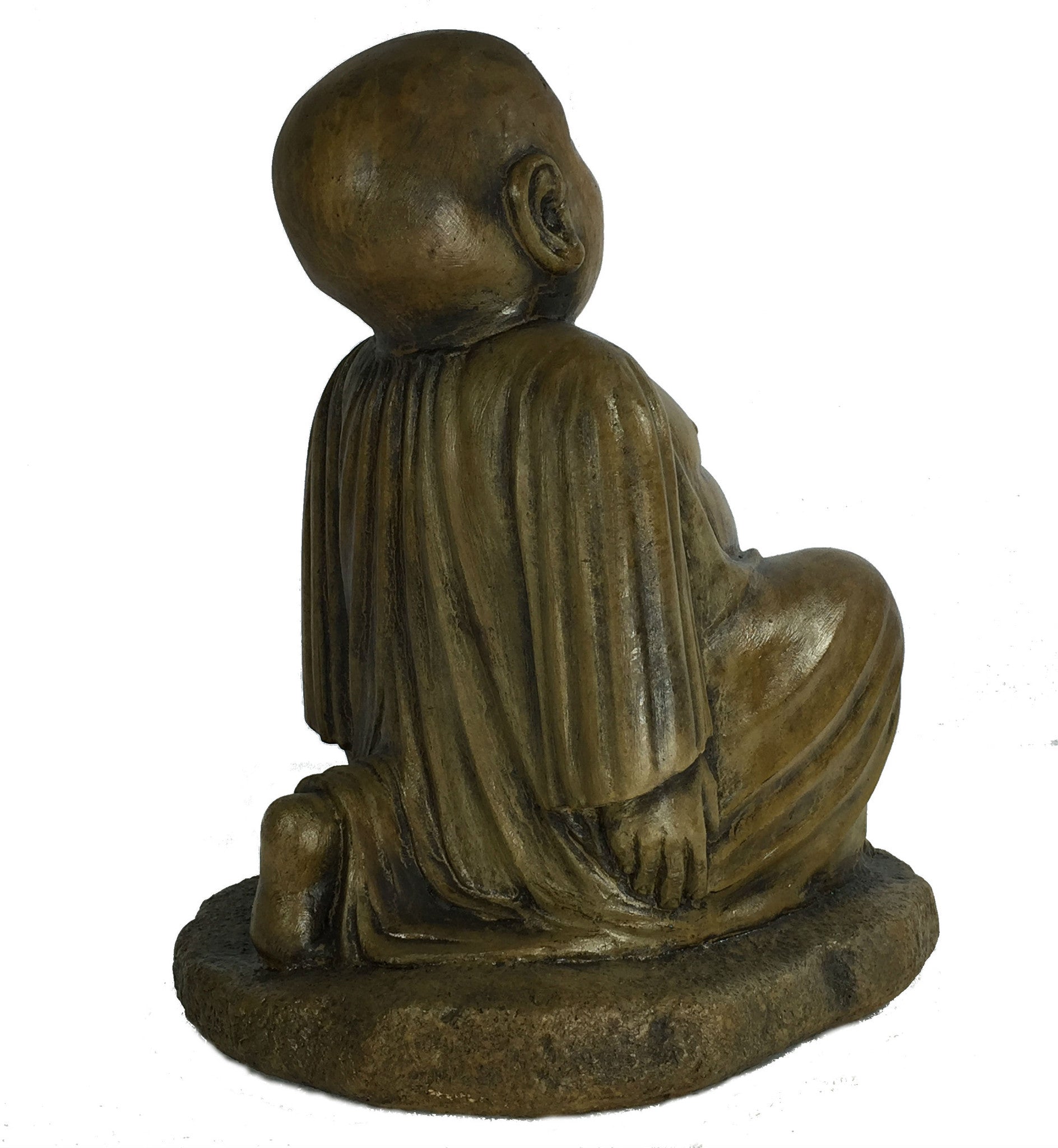 Yoga Buddha - Lunge Position in Ancient Stone
