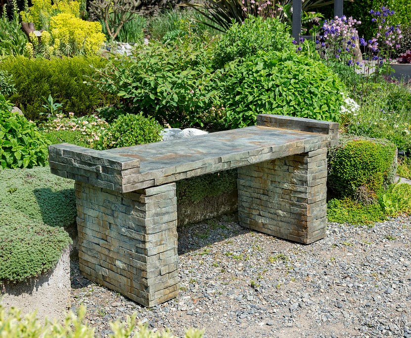 Stacked Stone Large bench